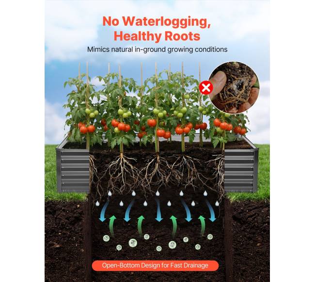 2 vnt. cinkuoti pakelti daržo lysvių rėmai3