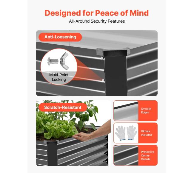 2 vnt. cinkuoti pakelti daržo lysvių rėmai5