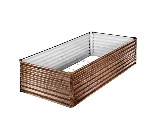 Cinkuota pakelta daržo lysvė 240 x 120 x 62 cm0