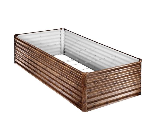 Cinkuota pakelta daržo lysvė 240 x 120 x 62 cm10