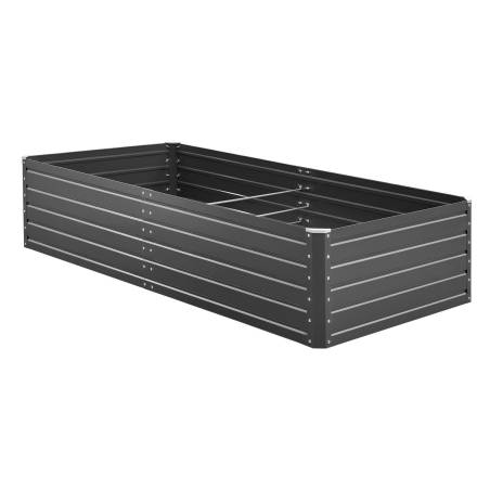 Metalinė pakelta sodo lysvė, 2.0 x 1.0 x 0.5 m0