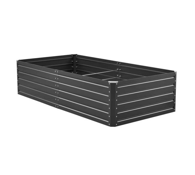 Metalinė pakelta sodo lysvė, 2.0 x 1.0 x 0.5 m10