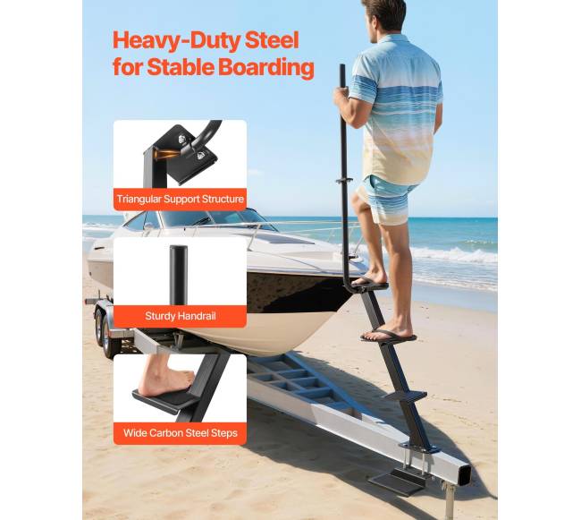 Laiptai valtims su tvirtinimu ir rankena1