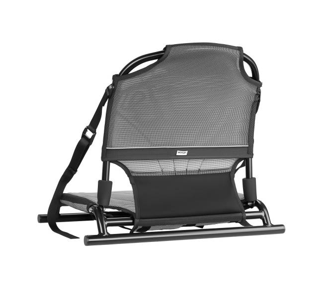 Sulankstoma baidarės kėdė, reguliuojama atlošimo kampo ir diržų9