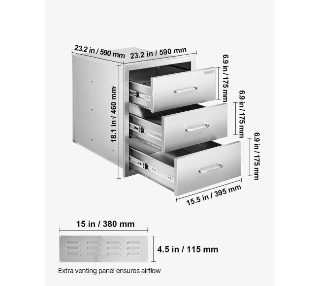 lauko virtuvės stalčių spintelė6