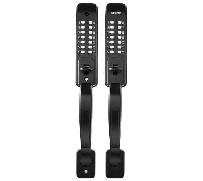 Mechaninė be rakto durų spyna įėjimui0