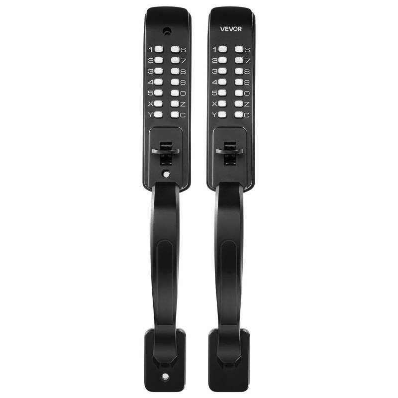 Mechaninė be rakto durų spyna įėjimui0