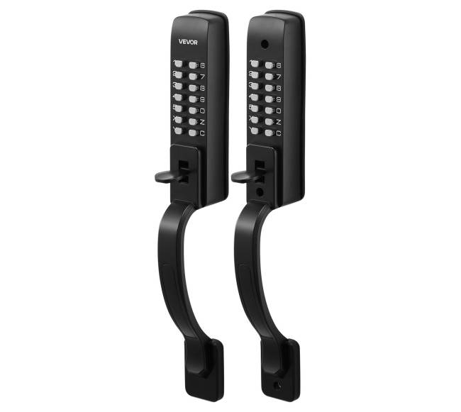 Mechaninė be rakto durų spyna įėjimui9