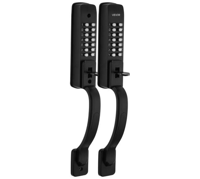 Mechaninė be rakto durų spyna įėjimui10