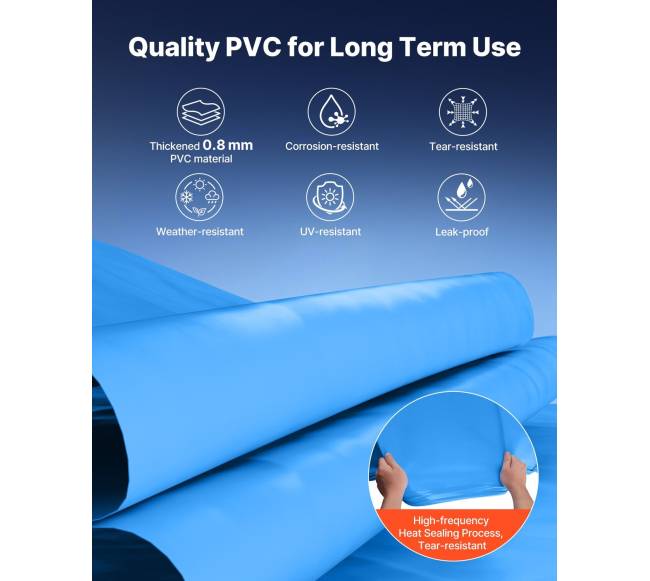 350.5 cm apvalus baseino įklotas, 120 cm2