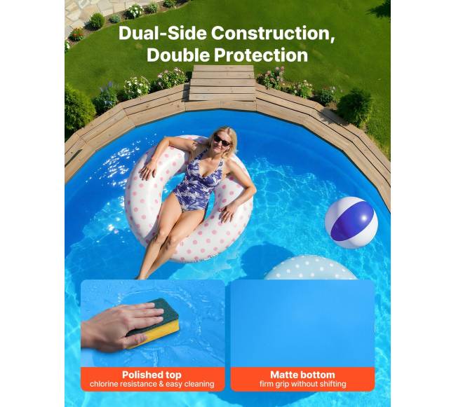 350.5 cm apvalus baseino įklotas, 120 cm4