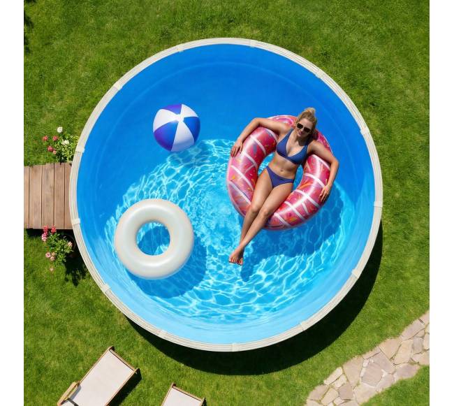 350.5 cm apvalus baseino įklotas, 120 cm7