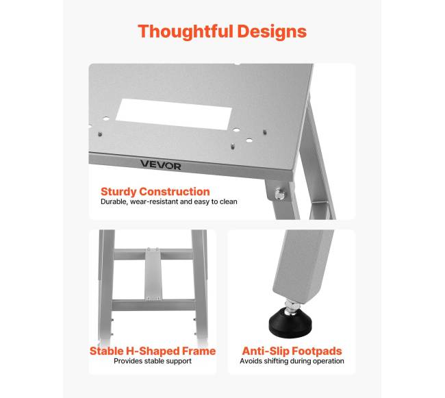 Elektrinis mėsos pjūklo stovas su reguliuojamu aukščiu4