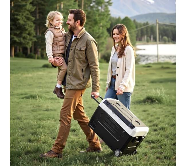 Automobilinis šaldytuvas su ratukais 35L7