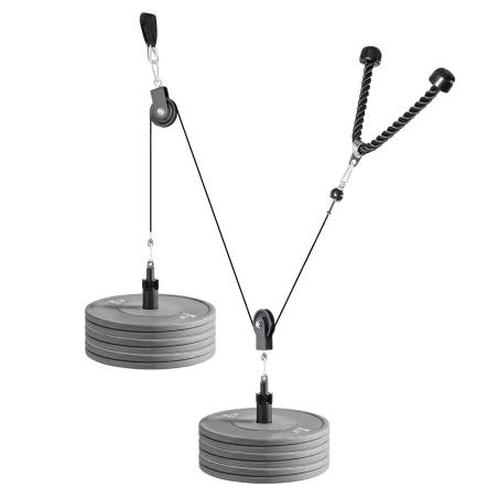 Lat ir kėlimo skriemulių sistema, 2 vnt., 150 kg0