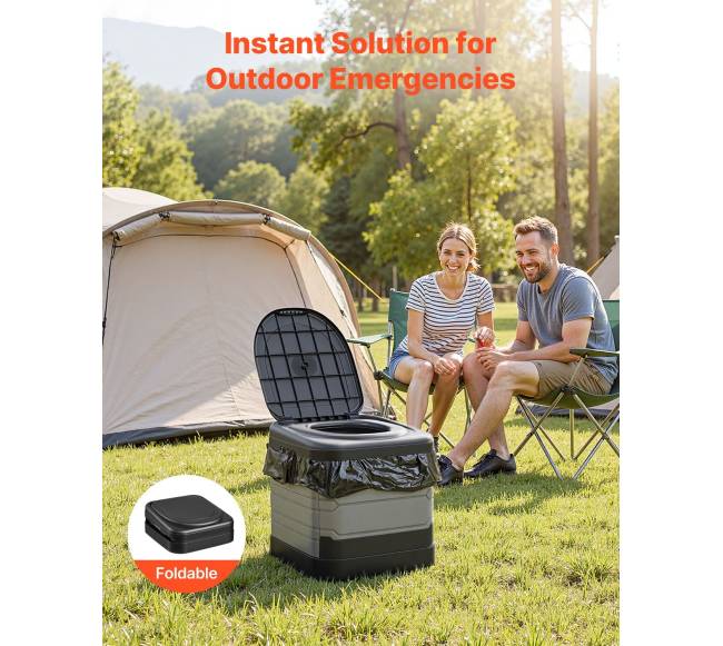 Sulankstomas nešiojamas tualetas lauke1