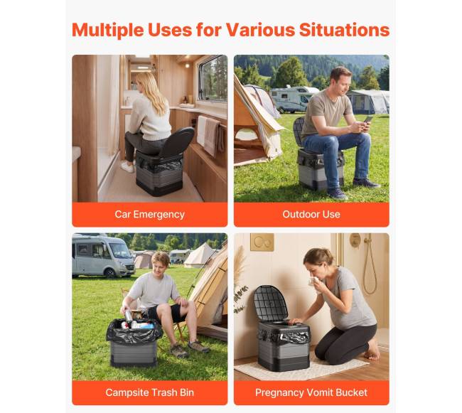 Sulankstomas nešiojamas tualetas lauke6