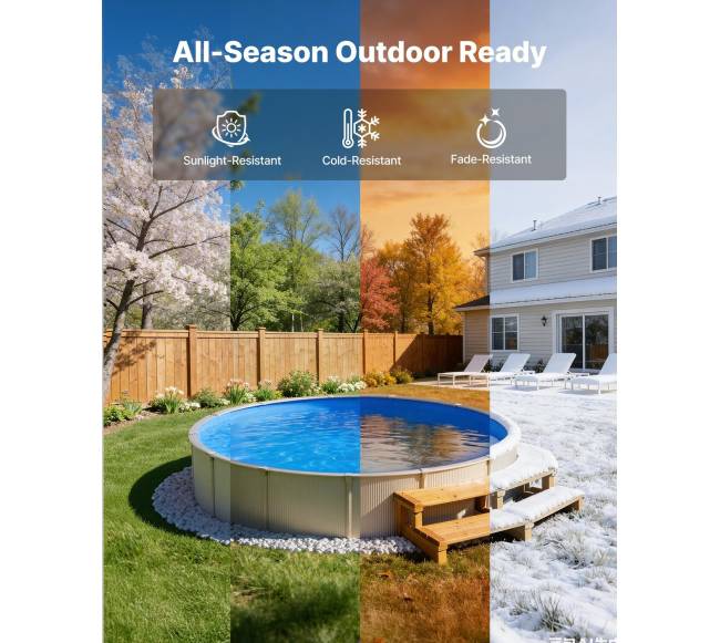 350,5 cm apvalus baseino pamušalas lauko naudojimui3
