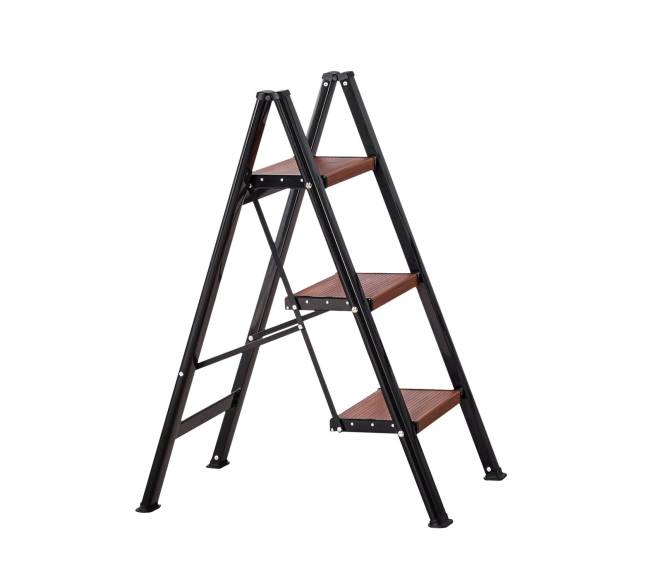 Sulankstomos trys pakopos kopėčios su neslystančiais pedalais9