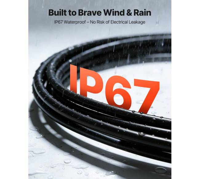 Saulės baterijos laidas 30,48m juoda + raudona4