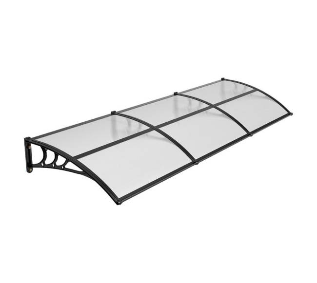 Durų stogelis su drenažu ir ABS laikikliu8