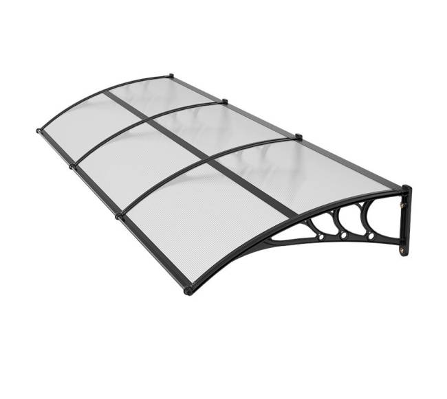 Durų stogelis su drenažu ir ABS laikikliu9