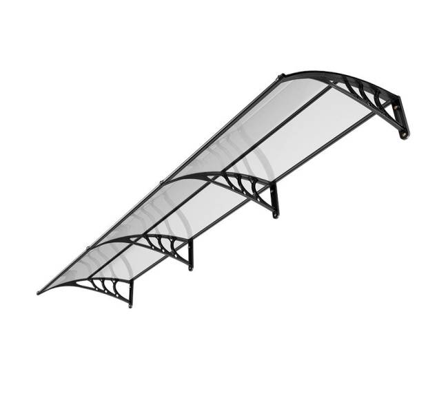 Durų stogelis su drenažu ir ABS laikikliu10