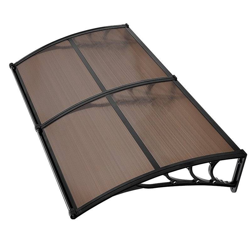 Prieangio durų stogelis su polikarbonatu0