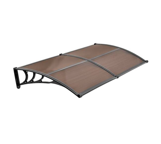 Prieangio durų stogelis su polikarbonatu8