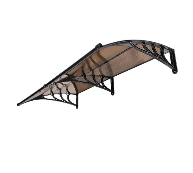 Prieangio durų stogelis su polikarbonatu10