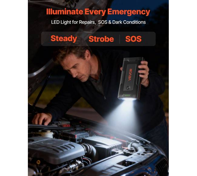 Automobilio akumuliatoriaus paleidiklis su 1000A srove3