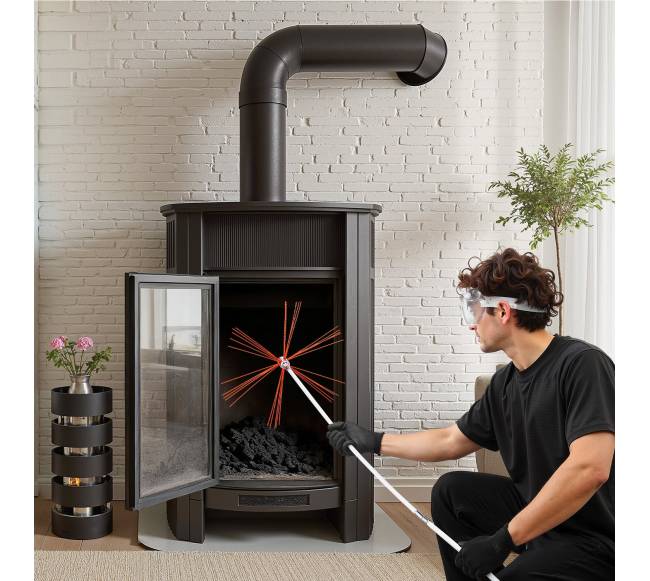 Židinio valymo komplektas, 8 m prailginamas7