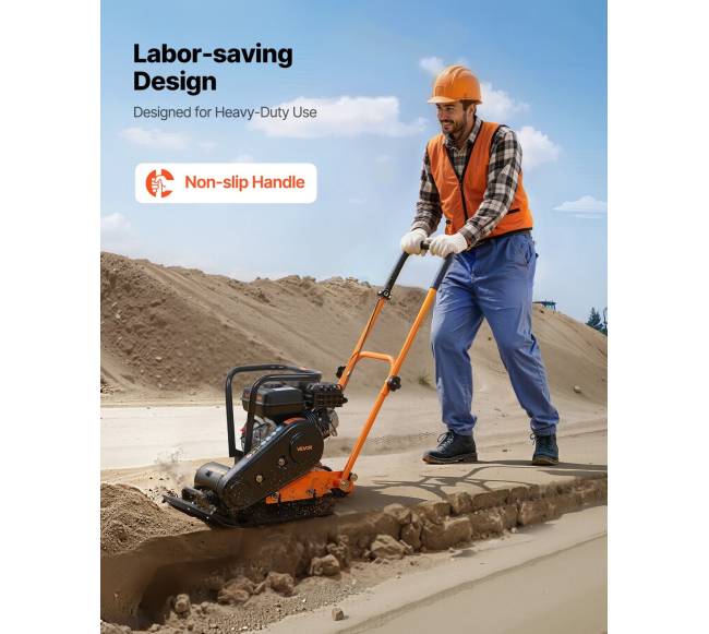 Plokštuminis vibroplokštė su 6,5 AG varikliu1