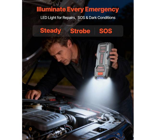 Automobilio paleidimo įrenginys 3000A, 12V3