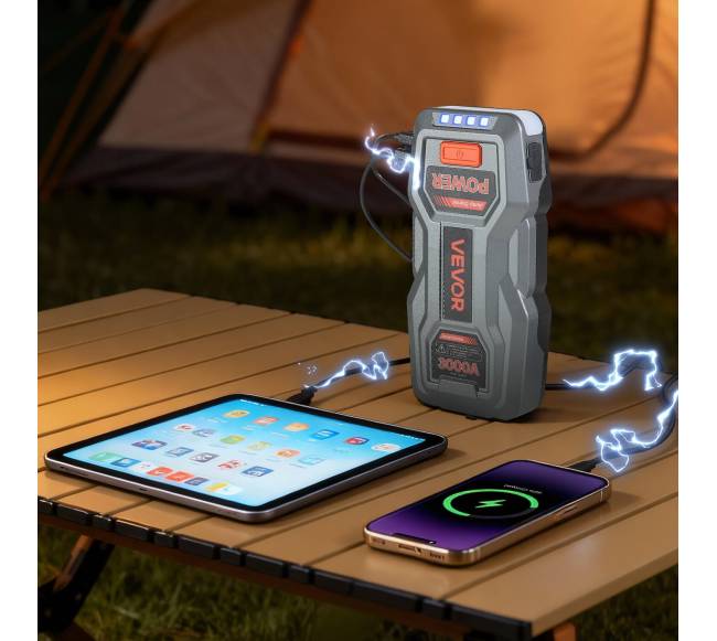 Automobilio paleidimo įrenginys 3000A, 12V7