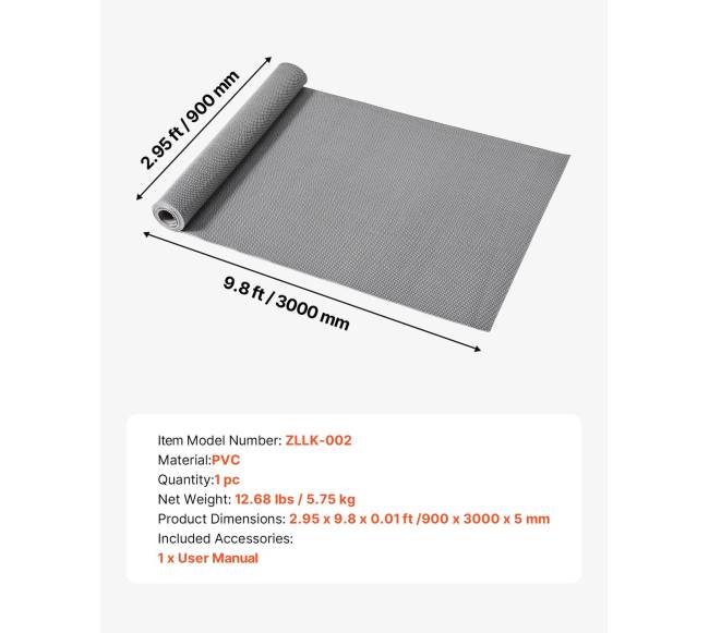 Pvc neslystantis drenažinis kilimėlis6