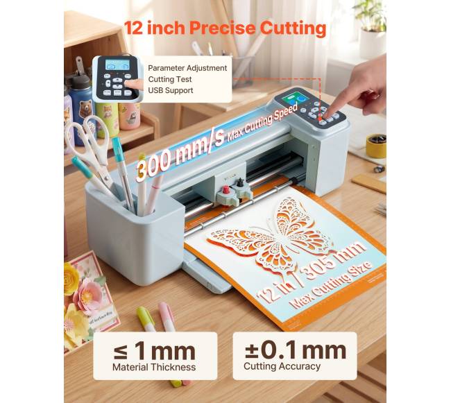 Vinilo ploteris, 30,5 cm, su ekranu1