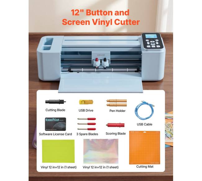 Vinilo ploteris, 30,5 cm, su ekranu4