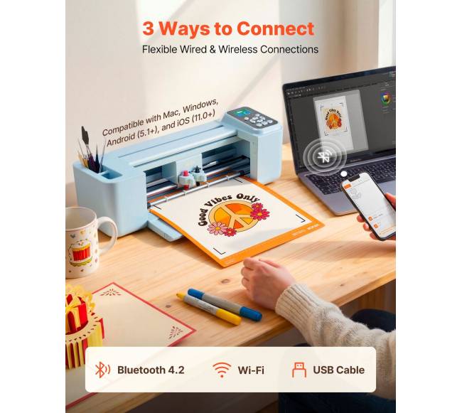 Vinilo ploteris, 30,5 cm, su ekranu6