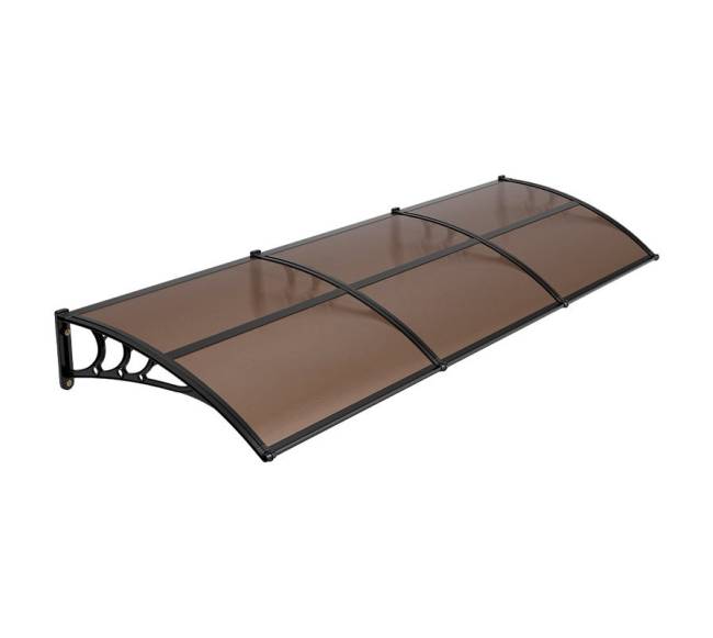 Lauko durų stogelis, 96 x 297 cm, apsauga nuo lietaus ir saulės8