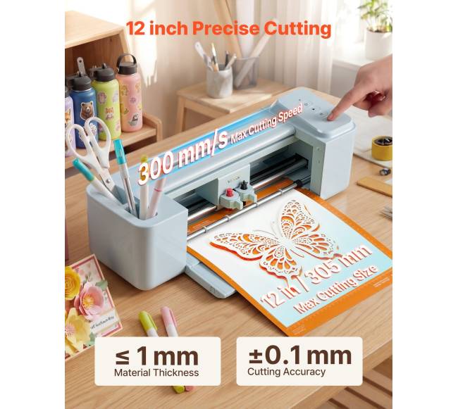 Vinilo pjaustyklė, 305 mm, su kuriais galima kurti dekoracijas1