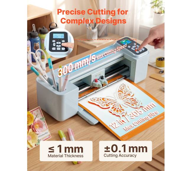 Vinilo pjaustyklė, 305 mm, su kuriais galima kurti dekoracijas4