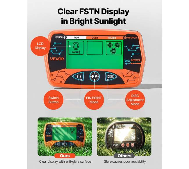Metalo detektorius suaugusiesiems su vandeniui atsparia rite3
