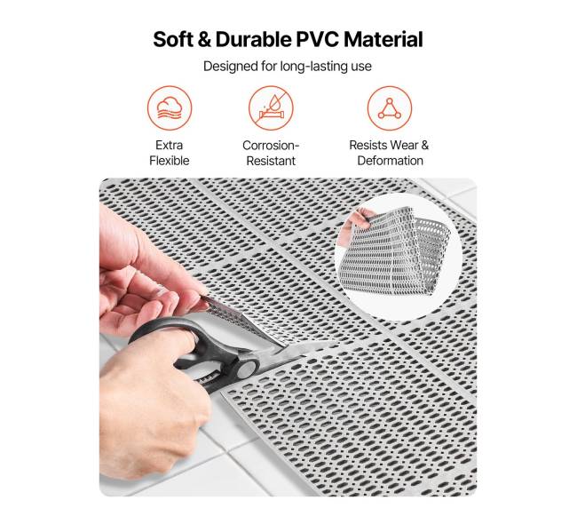 PVC vandens nutekėjimo kilimėlis, 90 x 1500 cm2