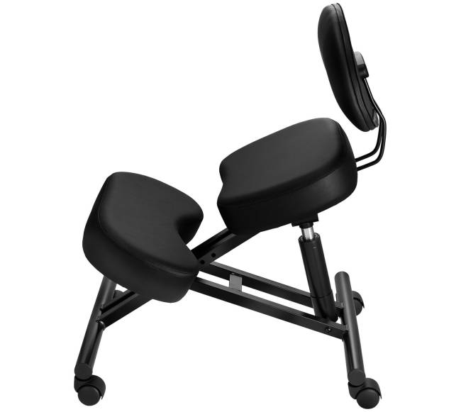 Ergonominė kėdė su atlošu ir ratukais0