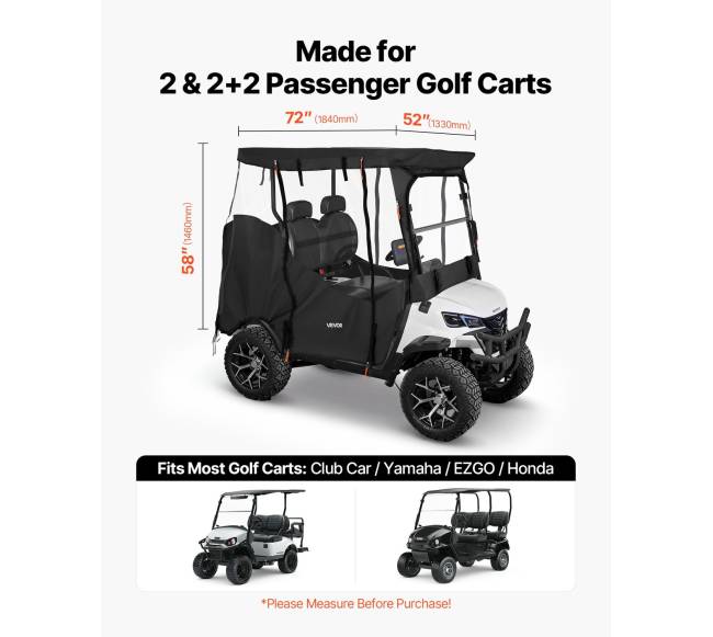 Golf automobilių gaubtas 2&2+2 keleiviams1