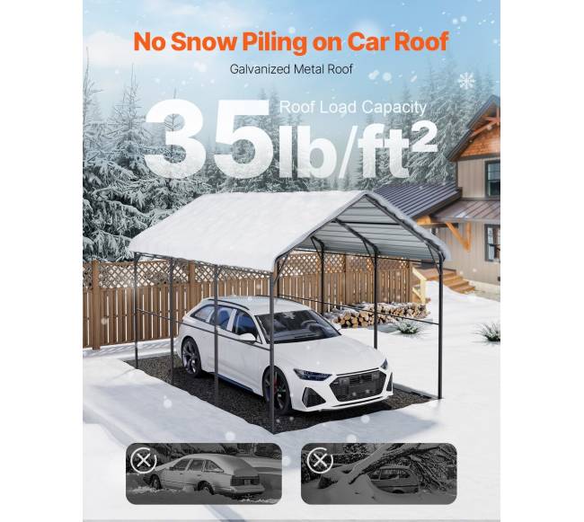 9,84 x 14,76 m metalinis automobilių stogelis valtims3