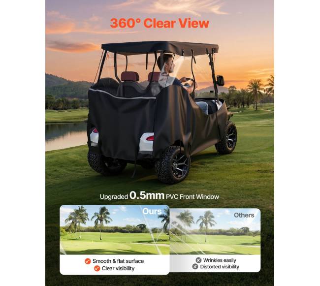 Golf automobilių gaubtas 2&2+2 keleiviams3