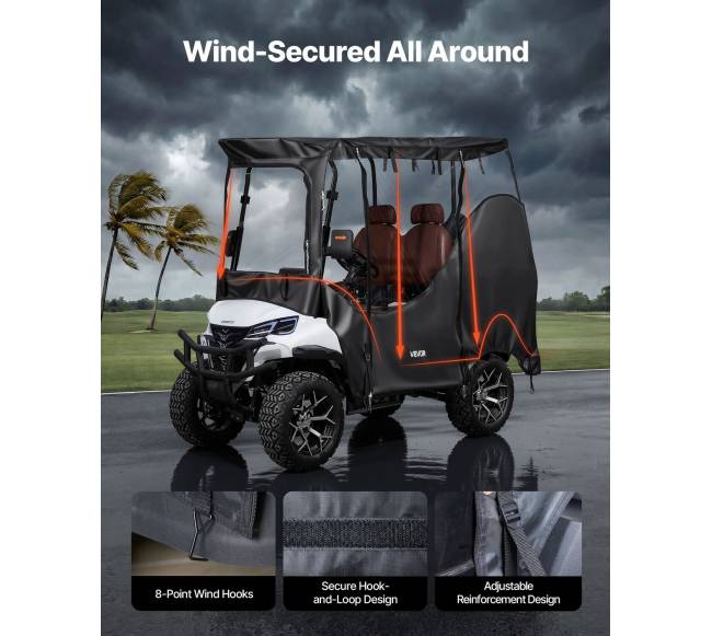 Golf automobilių gaubtas 2&2+2 keleiviams4