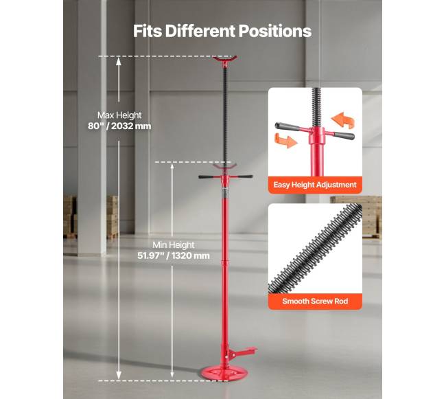 Pakabinamoji atrama iki 0,75 t 2032 mm2